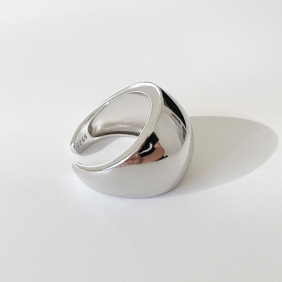 Bague en Argent Coquille Ajustable - Domaine d'Argent