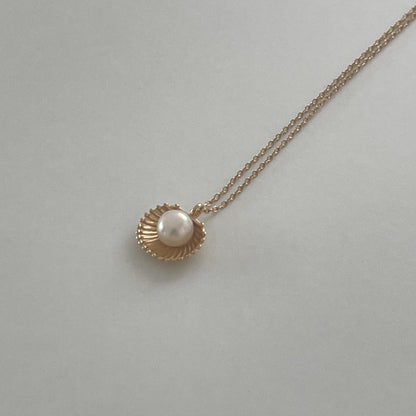 Collier en Argent avec perle coquillage - Domaine d'Argent