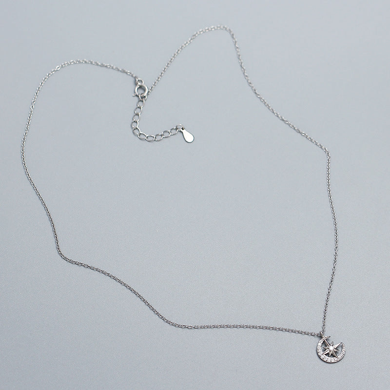 Collier en Argent Étoile Lune - Domaine d'Argent