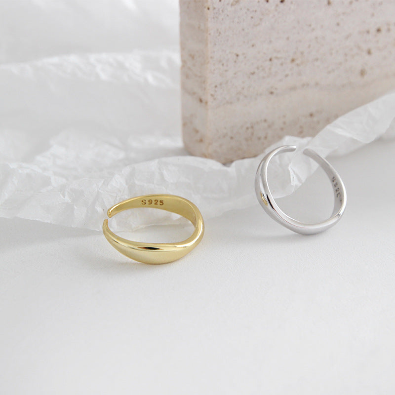 Bague Simple Vague - Domaine d'Argent