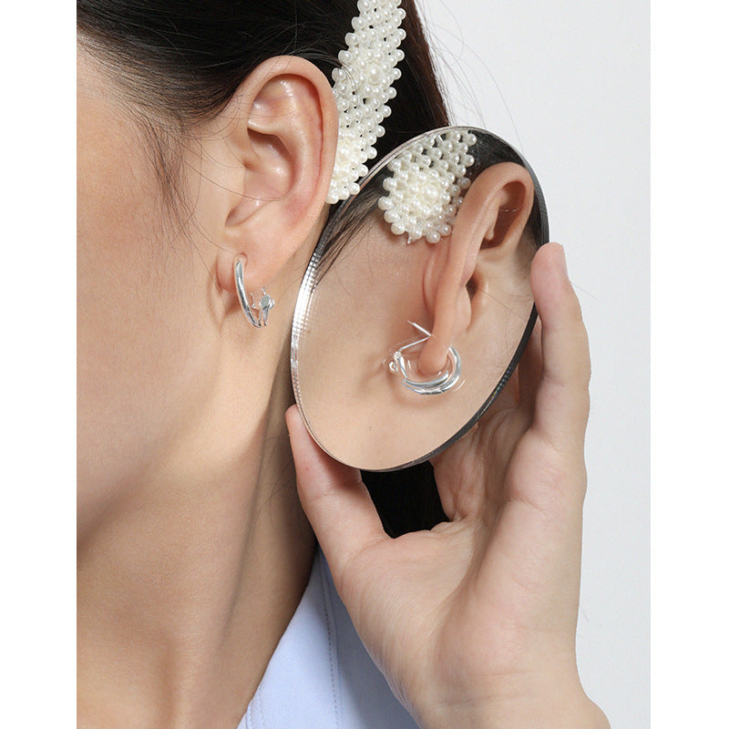 Boucles d'Oreilles Clipper - Domaine d'Argent