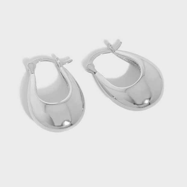 Boucles d'Oreilles U-Link - Domaine d'Argent