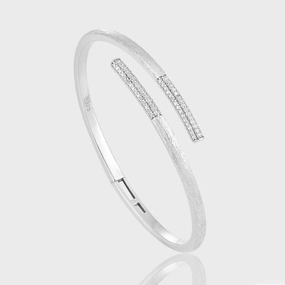 Bracelet Serti Ajustable - Domaine d'Argent