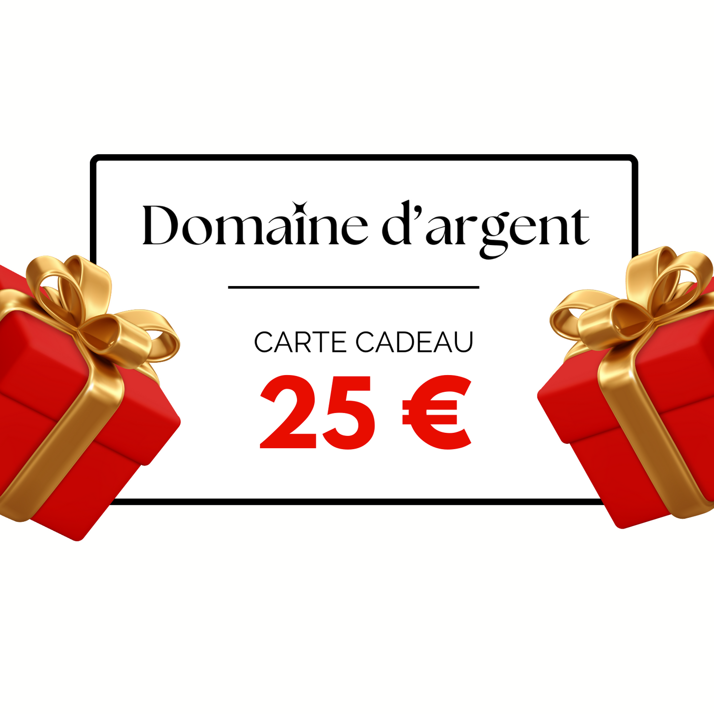 Cartes Cadeaux - Domaine d'Argent