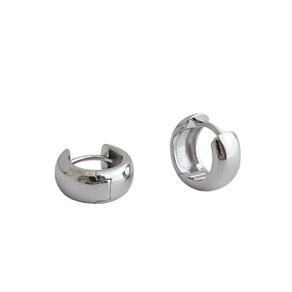 Boucles d'oreilles en Argent Cercle Mini Largeur - Domaine d'Argent